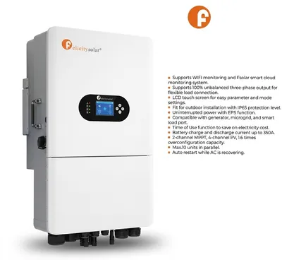 Batterie lithium Felicity Solar — Série FLA48100 (5,12 kWh)