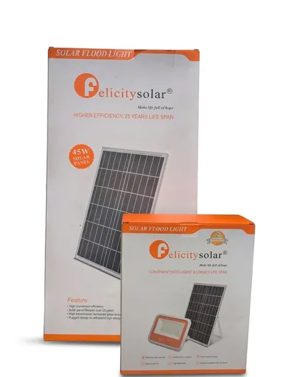 Projecteur solaire LED avec panneau 45W